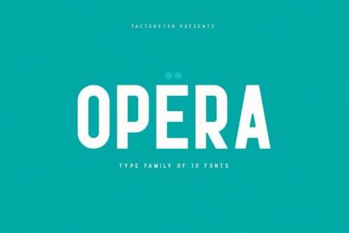 Opera Font Family