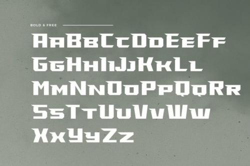 Overhead – Geometric Font 7