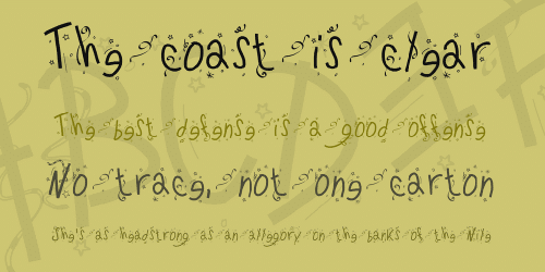 PW Happy New Year Font 1