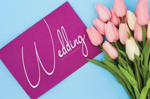 Paper Flower Handwritten Font 1