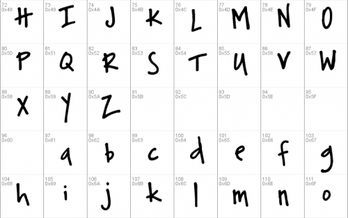 Pea Breathe Easy Font 1