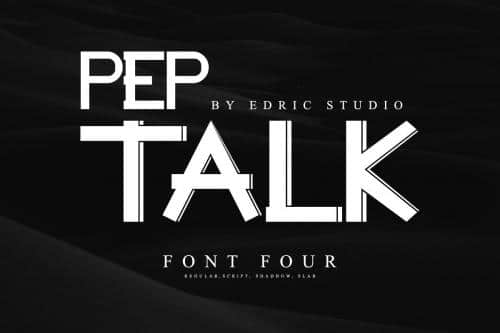 Pep Talk Font Duo