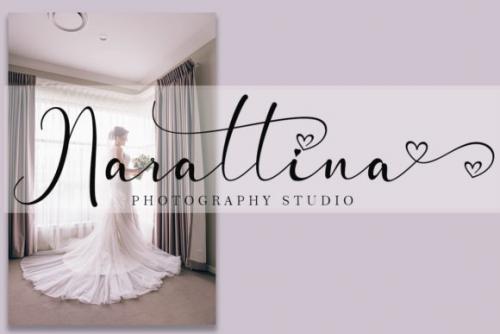 Pretty Willie Calligraphy Font  4