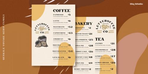 Qeskile Voyage Serif Font 10