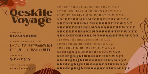 Qeskile Voyage Serif Font 13