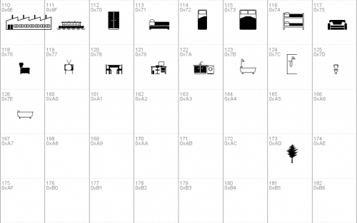Qikicons Real Estate Font 3