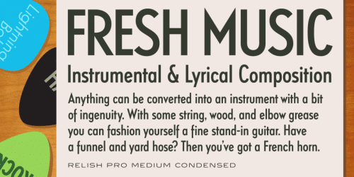 Relish Pro Font 10