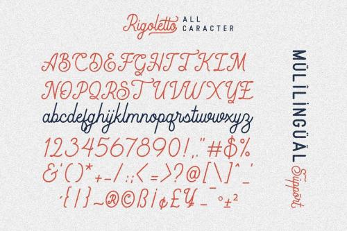 Rigoletto Script Font  11