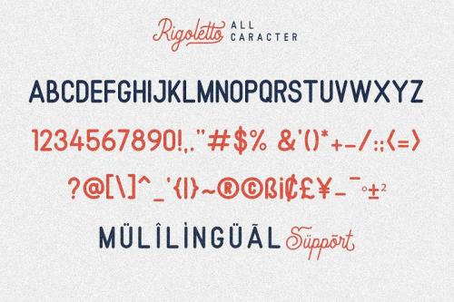 Rigoletto Script Font  12