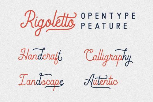 Rigoletto Script Font  4