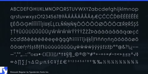 Rimouski Font 6