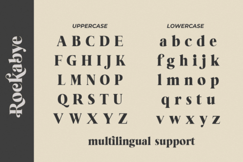 Rockabye Serif Font 10