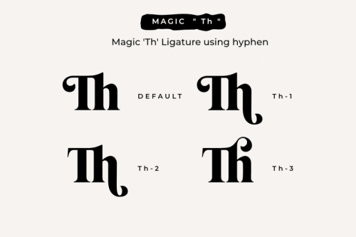 Rockabye Serif Font 8