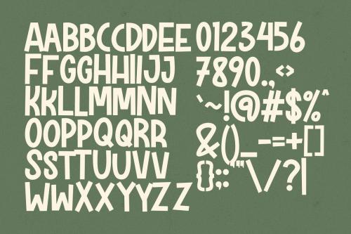 Rockinsoda Typeface  3