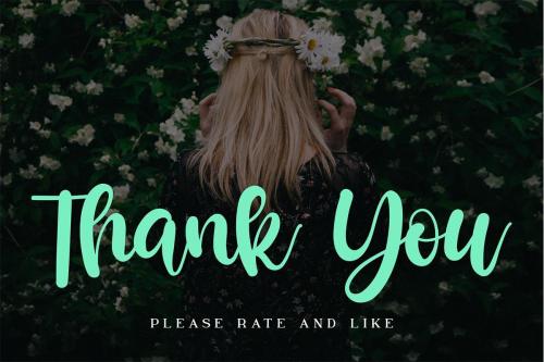 Rosanna Calligraphy Font 2