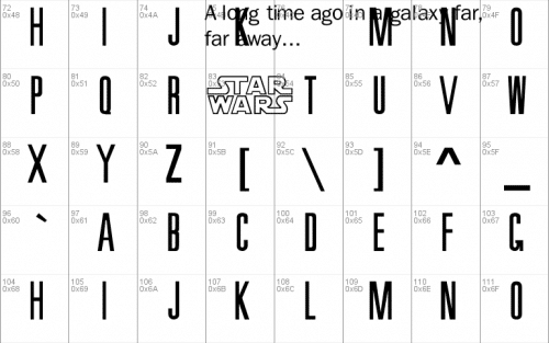 SW Crawl Title Font 1