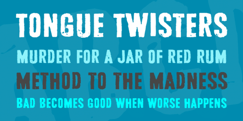 Safe From Harm Font 2