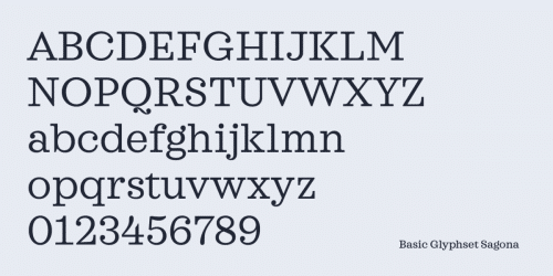 Sagona Font Family  6
