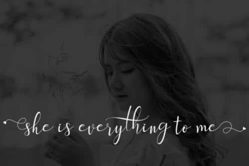 Sanantha Calligraphy Font 5