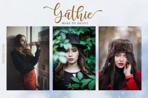 Santhin Script Font 7