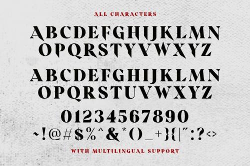 Scary Things Serif Font 6