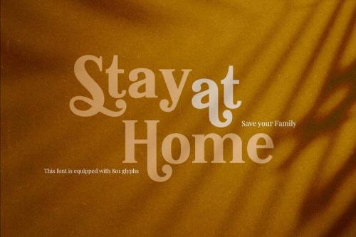 Serif Memorial Font 3