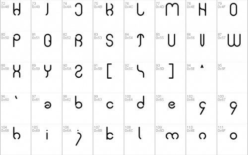 Simple Font  1