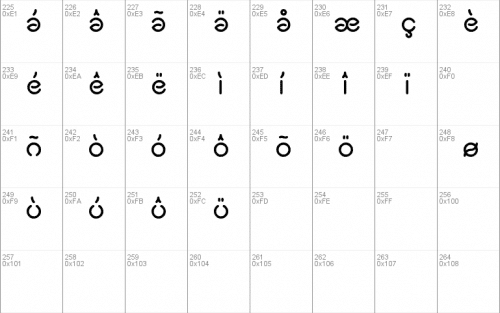 Simple Font  5