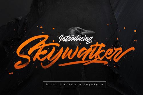 Skywalker Brush Font