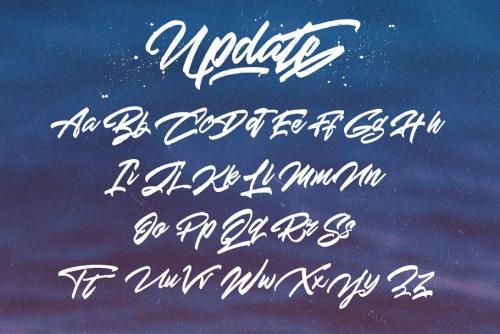 Skywalker Brush Font  2