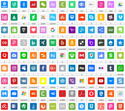Social Media 2019 Font