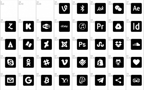 Social Media 2019 Font 2