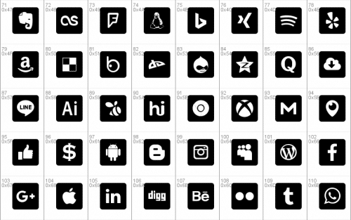 Social Media 2019 Font 3