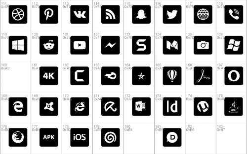 Social Media 2019 Font 4