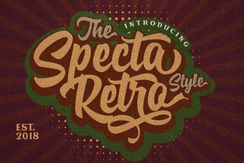 Specta Retro Script Font
