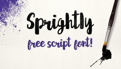 Sprightly Script Font