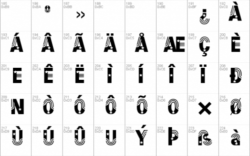 Stars  Stripes Font 4
