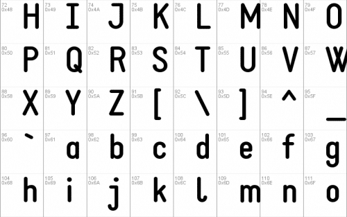 Static Bold Font 1