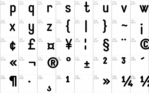 Static Bold Font 2