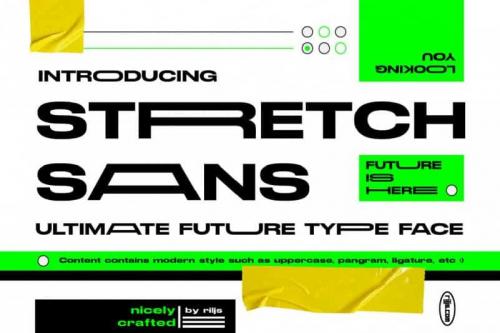 Stretch Sans Font