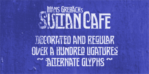 Sultan Cafe Font