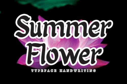 Summer Flower Script Font