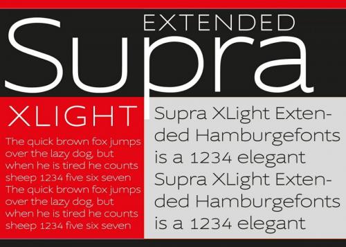 Supra Font Family