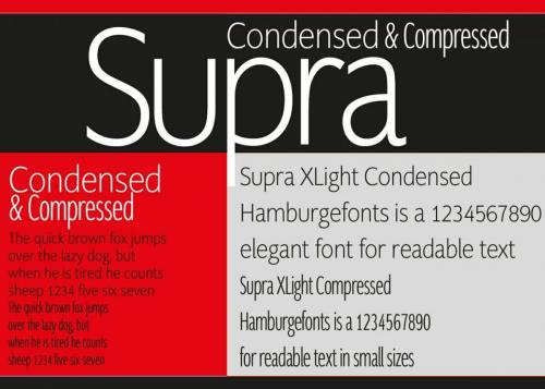 Supra Font Family 2