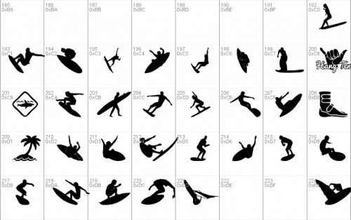 Surf Font 3