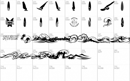 Surf Font 4