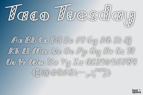 Taco Tuesday Font 1 (1)
