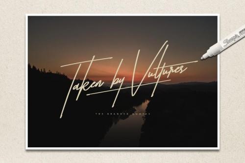 Taken By Vultures Typeface