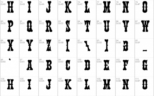 Texas Ranger Font 1