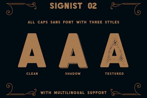 The Sign Writer Typeface  2